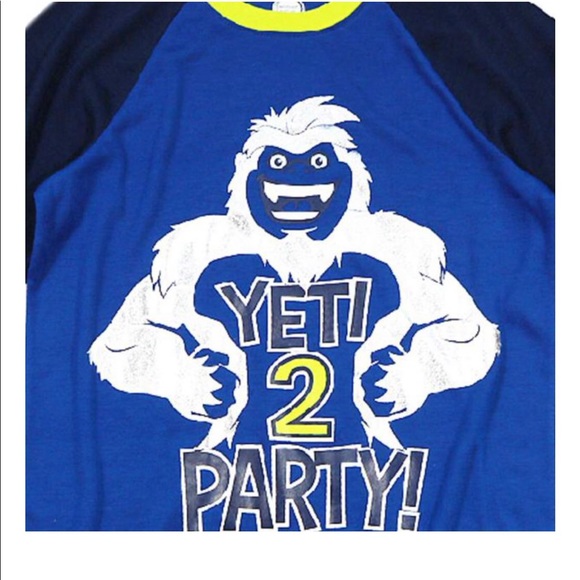 WONDER NATION Boys PJs Size 6-7 yrs Fleece Bottoms YETI 2 PARTY New - Picture 2 of 6